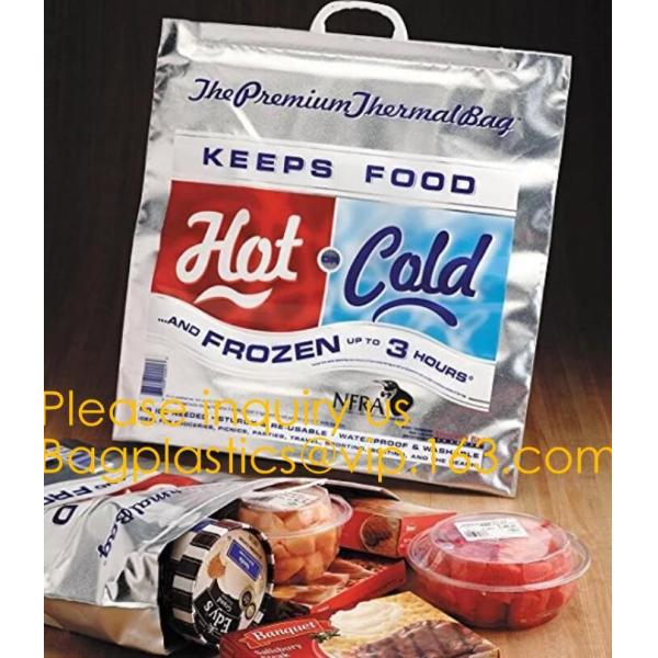 Manufacturer customized portable student instant bag aluminum foil thermal insulation small round food delivery cooler b