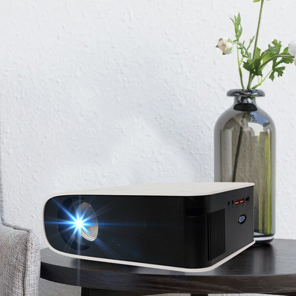 ROHS USB VGA AV HDMI Movie Room Full Hd 1080p Projector 1.4:1