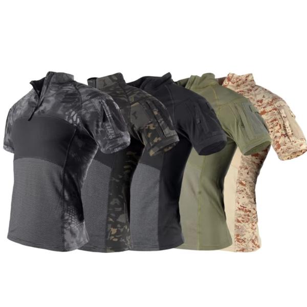 Tactical Uniform Short Sleeve Tactical Suit Camouflage Loose Quick Drying