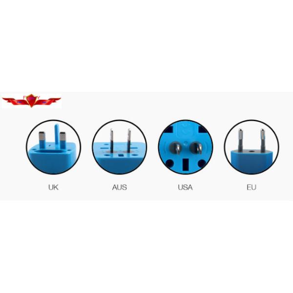 New 2.5A/100-250V Mini Colorful UK EU US AUS Type Plug All In One Travel Adpater Plugs