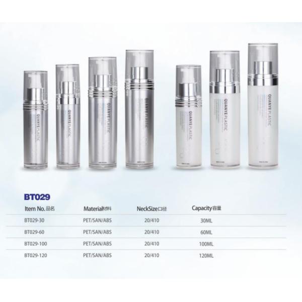 Customlized Plastic Empty Foundation Bottle For Cream Packaging , Empty Foam Pump Bottles BT029