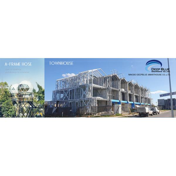 Australia Standard Prefab Luxury Villa Kit With Light Steel Frame Modular Home For Family