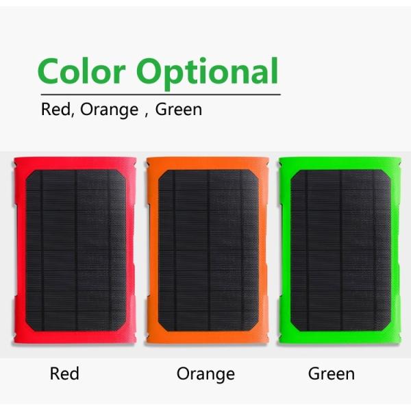 18W Portable Mini Solar Panels Waterproof Dual USB Charger For Outdoor Activities