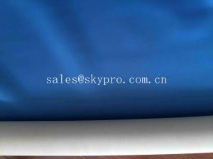 China Colorful Smooth Neoprene Fabric Roll One Side Embossed With Blue Nylon Spandex Polyester wholesale