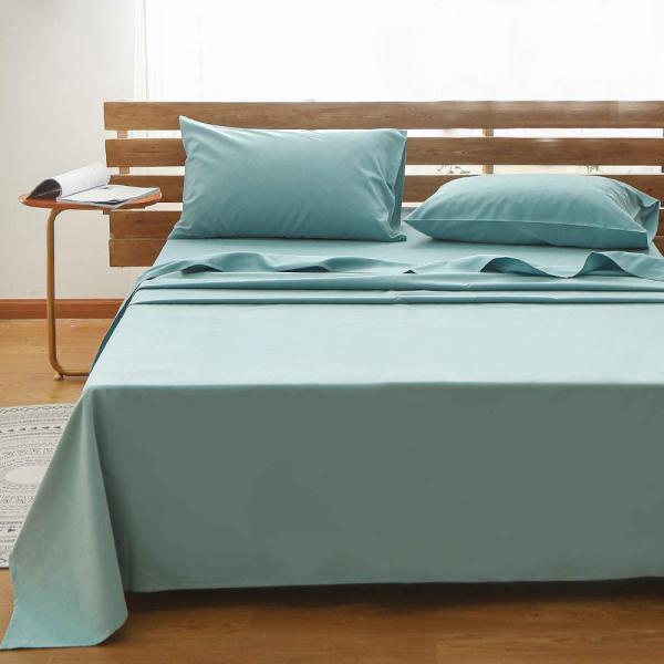 Anti Dust Mite Soft Wrinkle Free Bed Sheet Sets Temperature Regulation 3PCS 4 PCS