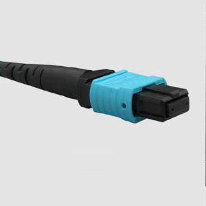 China mpo mtp patch cord MPO Products MPO to MPO OM3 72 cores aqua cable corning fiber wholesale
