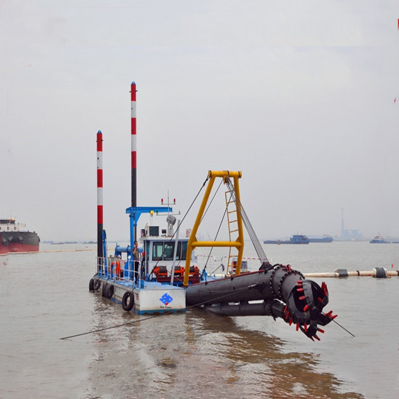 China Gold Dredge Boat 12&quot; Gold Mining Suction Dredger Machine For River Sand Dredging wholesale