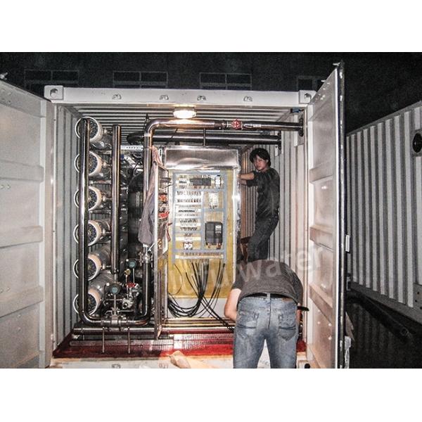 RO Containerized Water Treatment Plant 10000LPH 10 Membranes