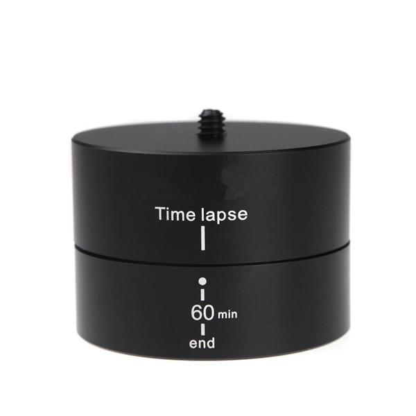 Quality 360 Degrees Panning Rotating Time Lapse Stabilizer Tilt Head Tripod Mount Adapter For GoPro Hero 4 Xiaomi Yi And Digital for sale