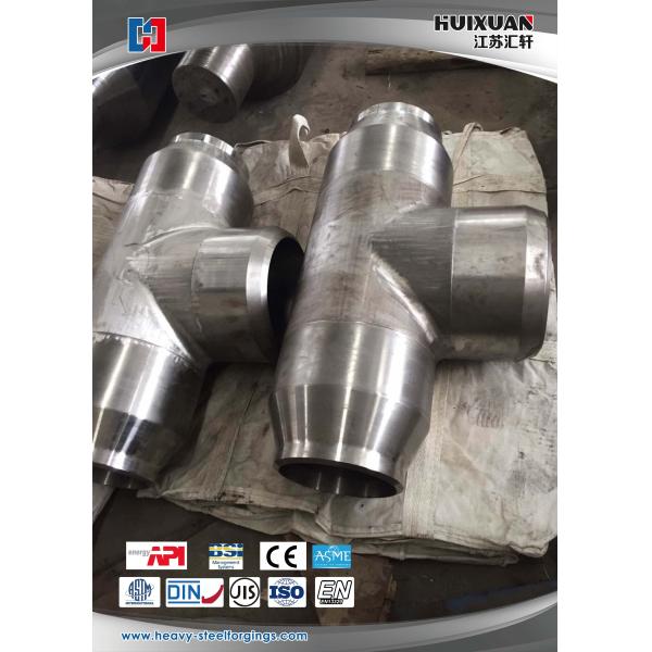 Custom Stainless Steel Forging Chemical Engineering Welding Tee Joint Pipe