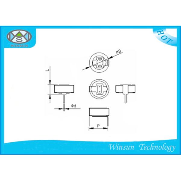 Environment Friendly 0.1 Farad Capacitor Button H Type For Energy Storage