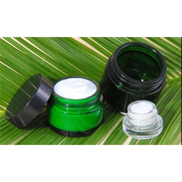 Glass Cosmetic Jars with Lids for Skincare Luxury Glass Cream Jar