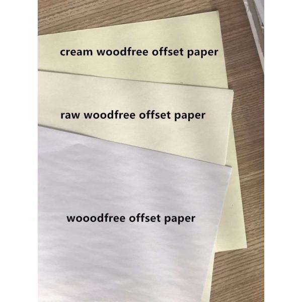 68gsm to 118gsm Cream Colour Woodfree Bond Paper for Offset Printing from Baiyun Mill