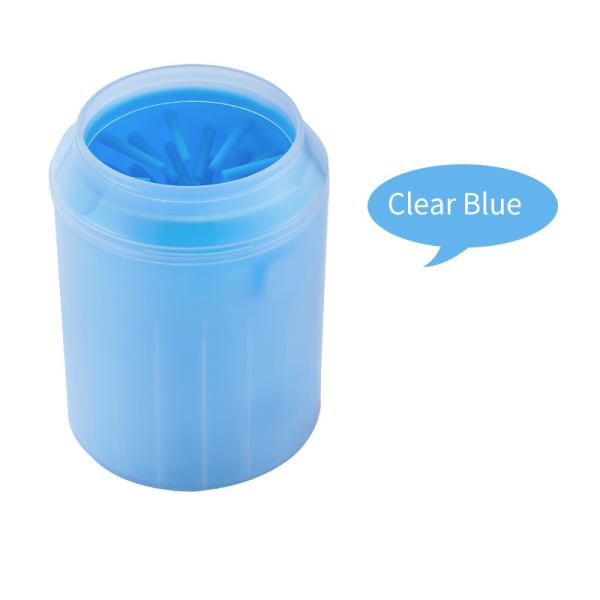 Silicone Pet Cleaning Tools Portable Dog Foot Washing Cup Blue / Orange / Green