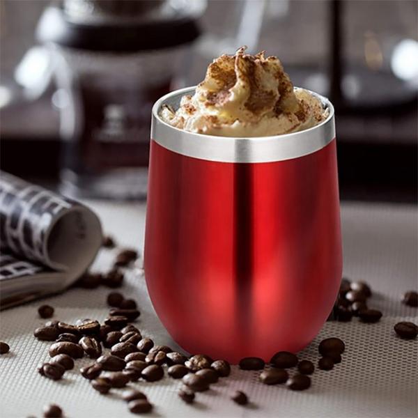 Egg Shape 304 201 Stainless Steel Thermos Cup Tumbler 12oz