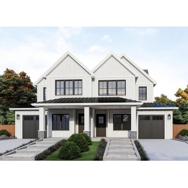 Cost Efficient Prefab Luxury Villa House 4 bedroom Kit Light Gauge Steel Frame