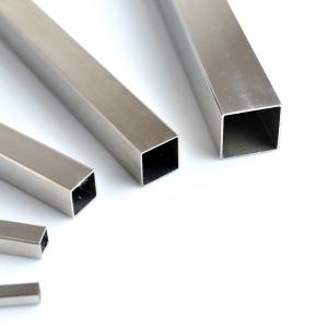 China Structure Application 201 304 Stainless Steel Square Tube / Stainless Steel Rectangle Pipe ASTM A312 on sale