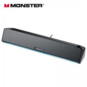 China Monster G01 OEM RGB Bluetooth Speaker Microphone With Black LED Light on sale