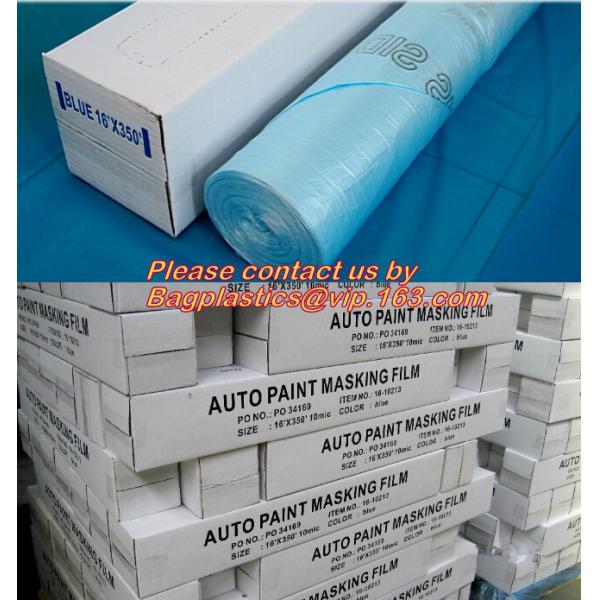 Car shielding protective film, Coreless auto paint masking film, Auto Paint Masking Film with Paper Core, HDPE Masking