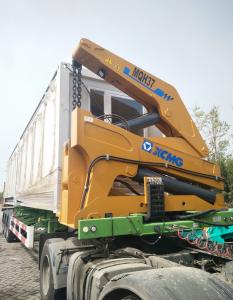 China Heavy Duty Truck Mounted Hydraulic Crane , 37 Tons Truck Hoist Crane on sale