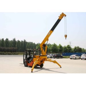 China Swing Leg Indoor Mobile Spider Crane KB1.0 Mini Tracked Crawler Crane wholesale