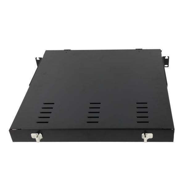 144 Cores MTP MPO Fiber Cassette Enclosure OS2 Fiber Black Color rack mounted