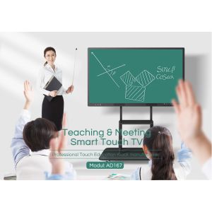 China 3840X2160 UHD Infrared Touch Screen Whiteboard AG Glass 20 Points on sale