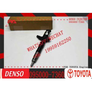 China  Hot Sale Fuel Unit Injector 095000 7360 0950007360 Common Rail Injector 095000-7360 for Toyota on sale