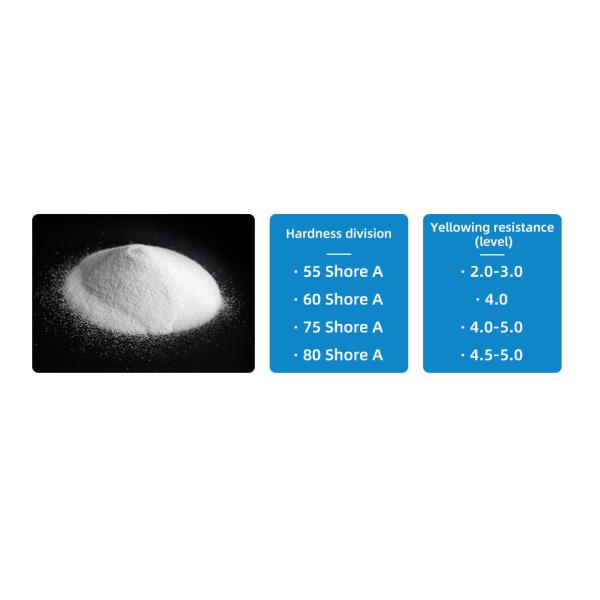 White DTF TPU Powder Polyurethane Hot Melt Adhesive Powder