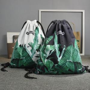 China Waterproof Drawstring BackPack Bags With Full Color Printed wholesale