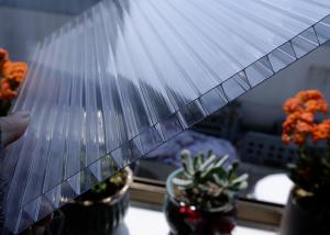 China Heatproof Nontoxic Clear Plastic Roof Sheets , Practical Transparent Sheet For Roof on sale