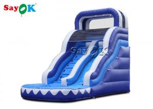 China Inflatable Slide For Kids Amusement Park Oxford Cloth Adult Inflatable Water Slide wholesale