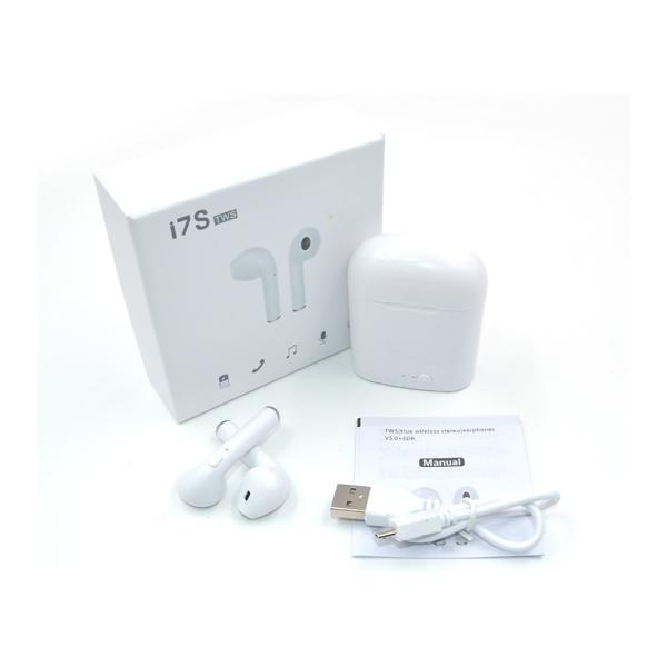 White True Wireless Stereo Earphones I7s Tws Sports Earbuds Bt 5.0 For Smart Phone