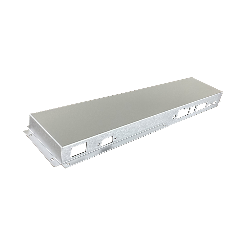Custom 1U Industrial Computer Chassis with Laser Cut Technology and Precision Tolerance (0.01-0.05mm) for Customizable Length Sheet Metal Fabrication