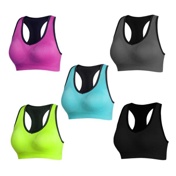 supportive High Impact Sports Bras For Women Nylon Material Odorless