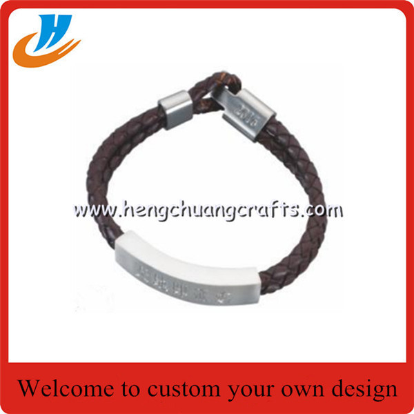 Zinc alloy Fashion Jewelry metal Bracelet with Diamond for custom