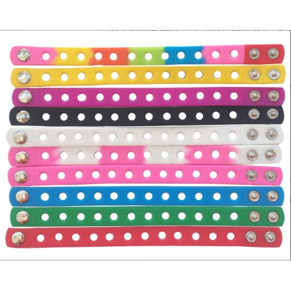 Custom Silicone Bracelet for Christmas Halloween Party Gifts Adjustable 21cm Wristband