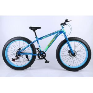 Height 140cm Steel 26 Inch Fat Tire Electric Bicycle