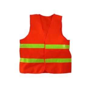 None Pocket 100% Polyester Reflective Jacket Vest