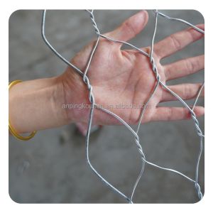 Retaining Wall and River Construction Hexagonal Gabion Box with Galvanized