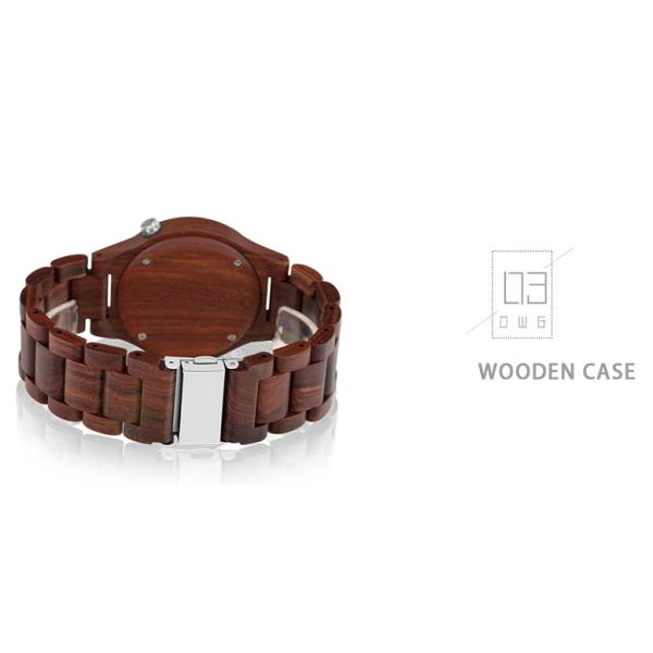 Luxury wood dial watch waterproof oem wood watch