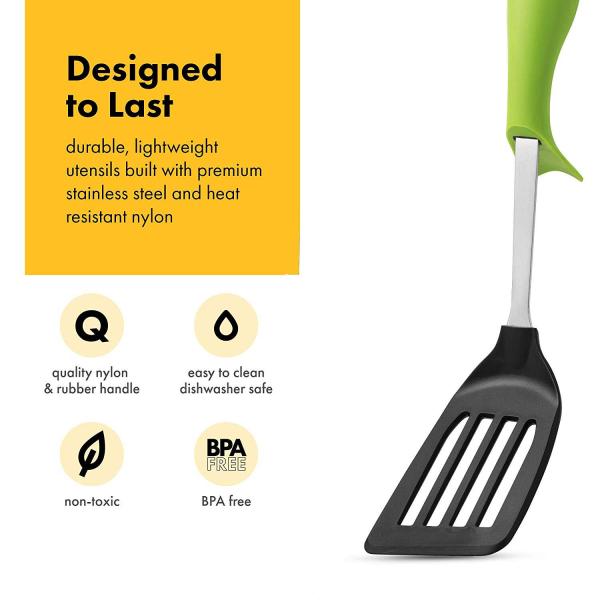 Kitchen Utensils Sustainable and Nylon Head Material for Your Cooking Essentials