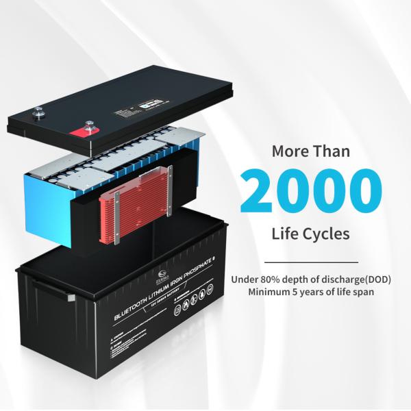 OEM ODM LiFePO4 lithium battery 12V 200Ah Lithium Battery Customized battery lithium battery packs