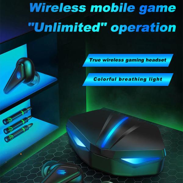 Low Latency HIFI Wireless Bluetooth Earphone Wireless Headphones Stereo Bass