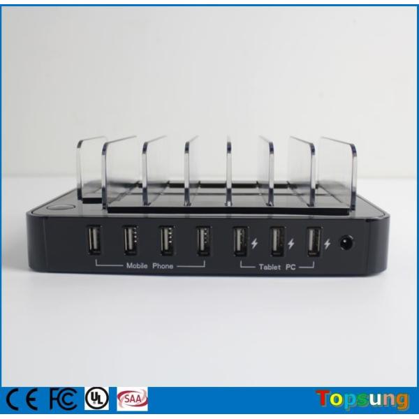 New 7 port USB charging station multi function charger adapter for iphone android smartphone tablet xiaomi huawei iphone