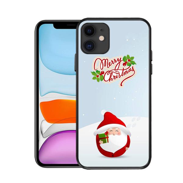 Merry Chrismas Design Iphone XR Shockproof Case Fully Wrapped Photo Print Holiday Gift