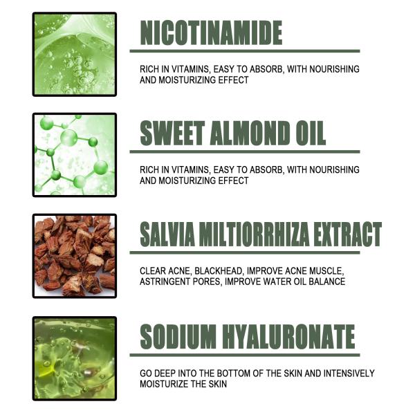 Custom Organic Green Tea Clay Mud Facial Clay Mask Private Label