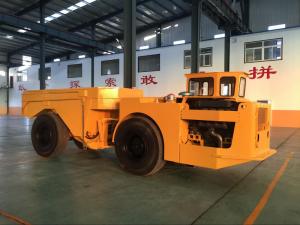 China 15 Ton Dump Truck Trailer With Wheels , Orange Mining Dump Truck wholesale