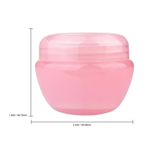 Cosmetic Packing Cosmetic Cream Jar Viscous Sealing Pink Plastic Lotion Jars