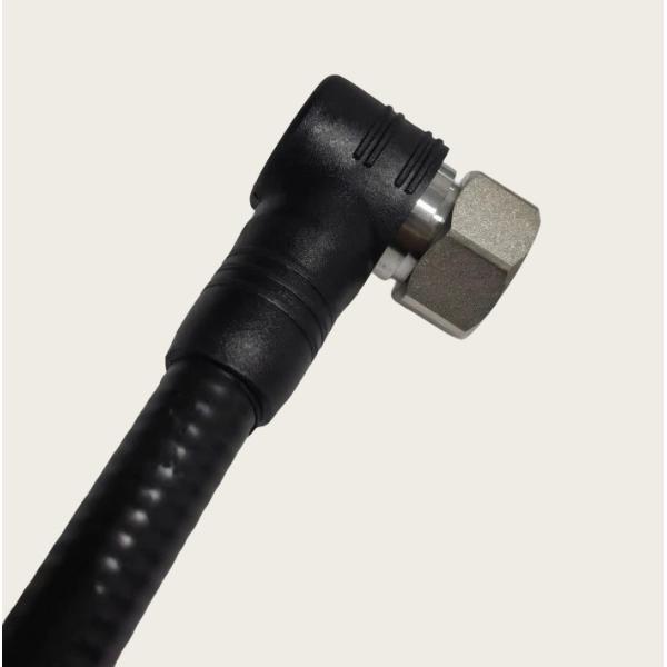 1/2 Superflex 7/16 DIN Male Right Angle To 4.3/10 Male Right Angle Jumper Cable 3M 5M 10M